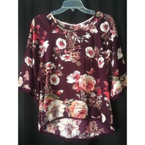 floral blouse
